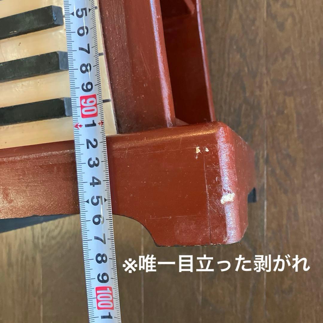 ピアノ鍵盤（両面）デザイン6段棚最大90枚 CD 収納 アンティーク調 店舗什器