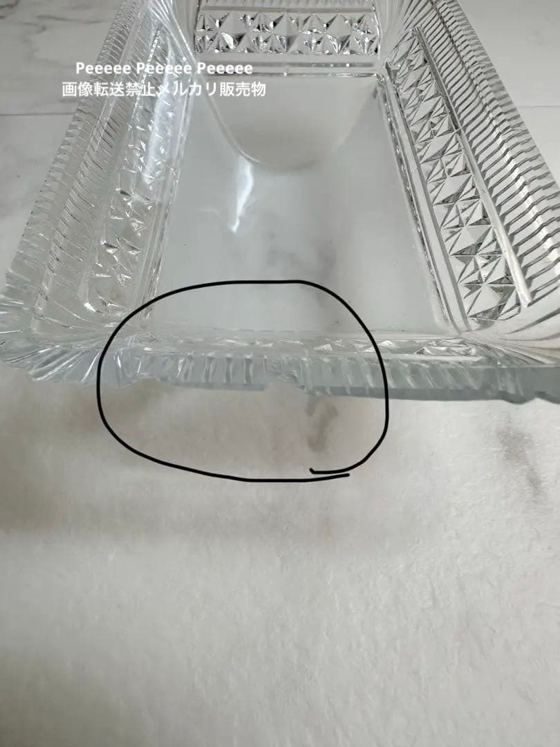 値下げ不可 訳あり格安 パリ クリニャンクール 蚤の市 ガラス皿 vintage