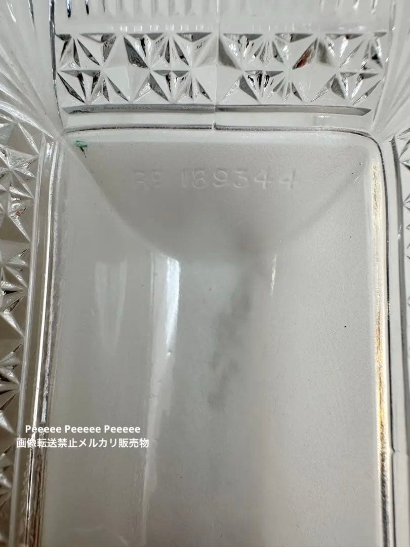 値下げ不可 訳あり格安 パリ クリニャンクール 蚤の市 ガラス皿 vintage