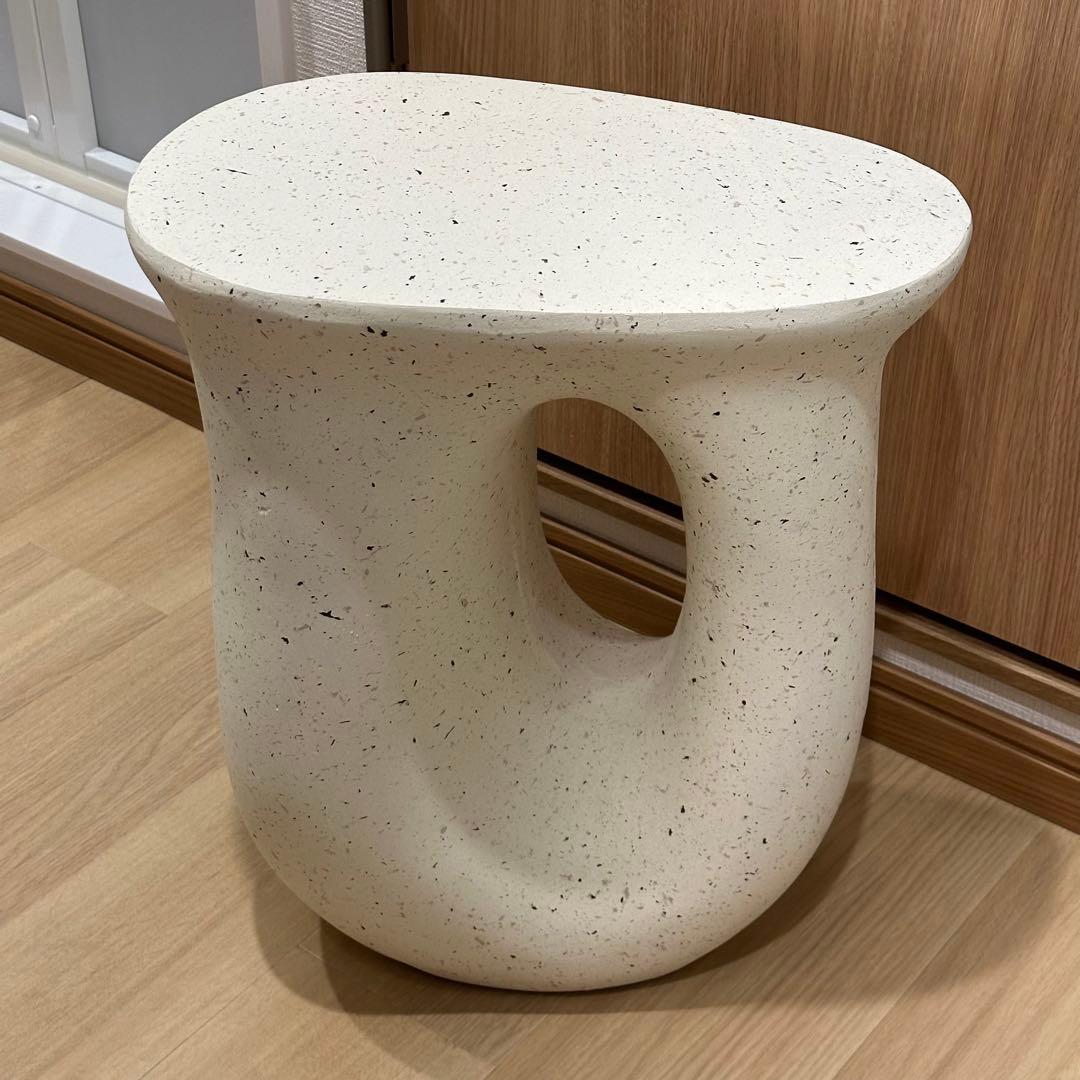 サイドテーブル　ナイトテーブル　スツール　テラゾー　韓国