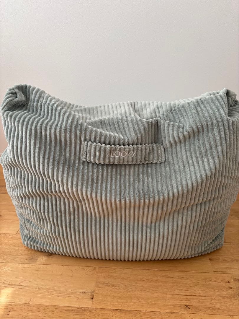 LOOSY1人掛けビーズソファミニ　ミント