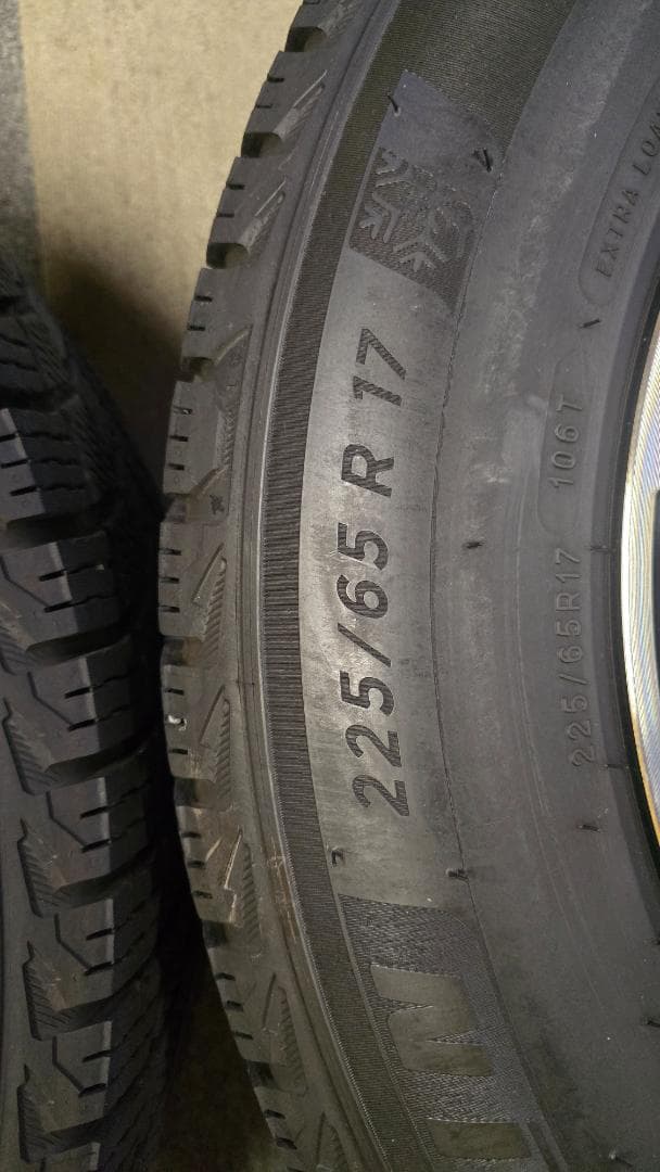 2024年2本　ミシュラン X-ICE 225/65R17　ホイール 4本セット