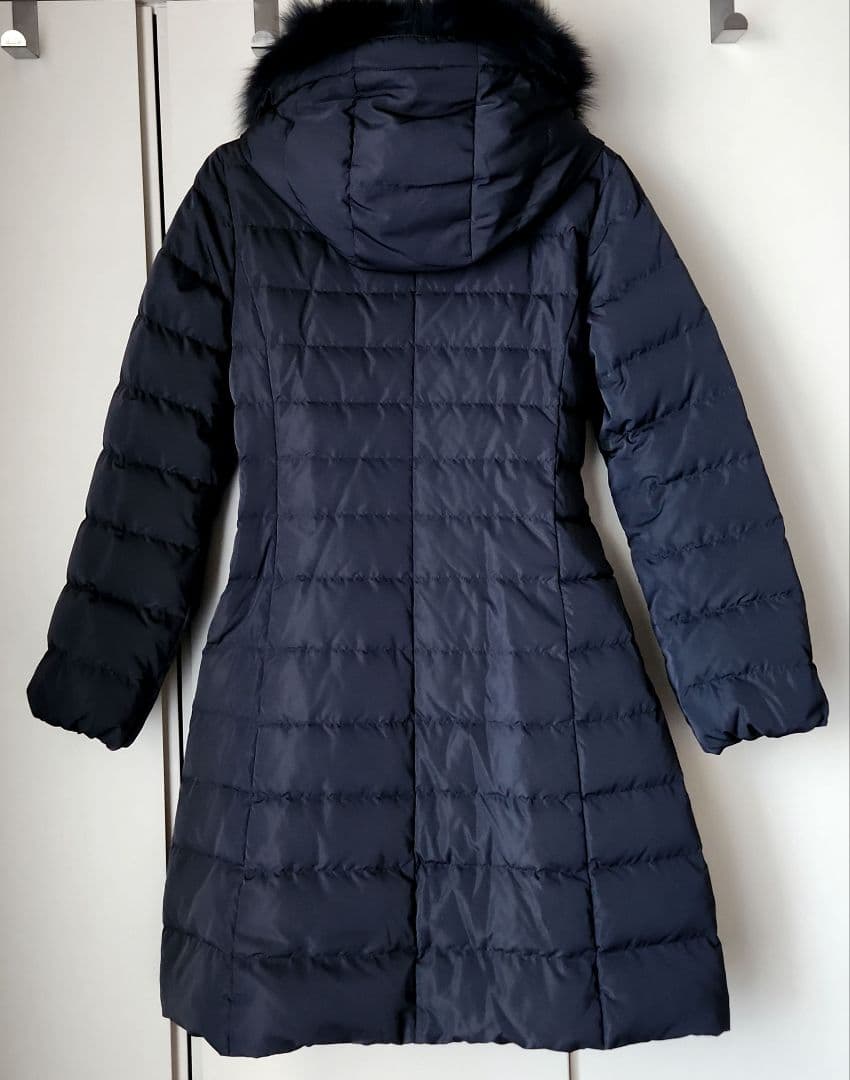 専用【1回着】リフレクト 細見え フォックスファー ダウンコート 9/M