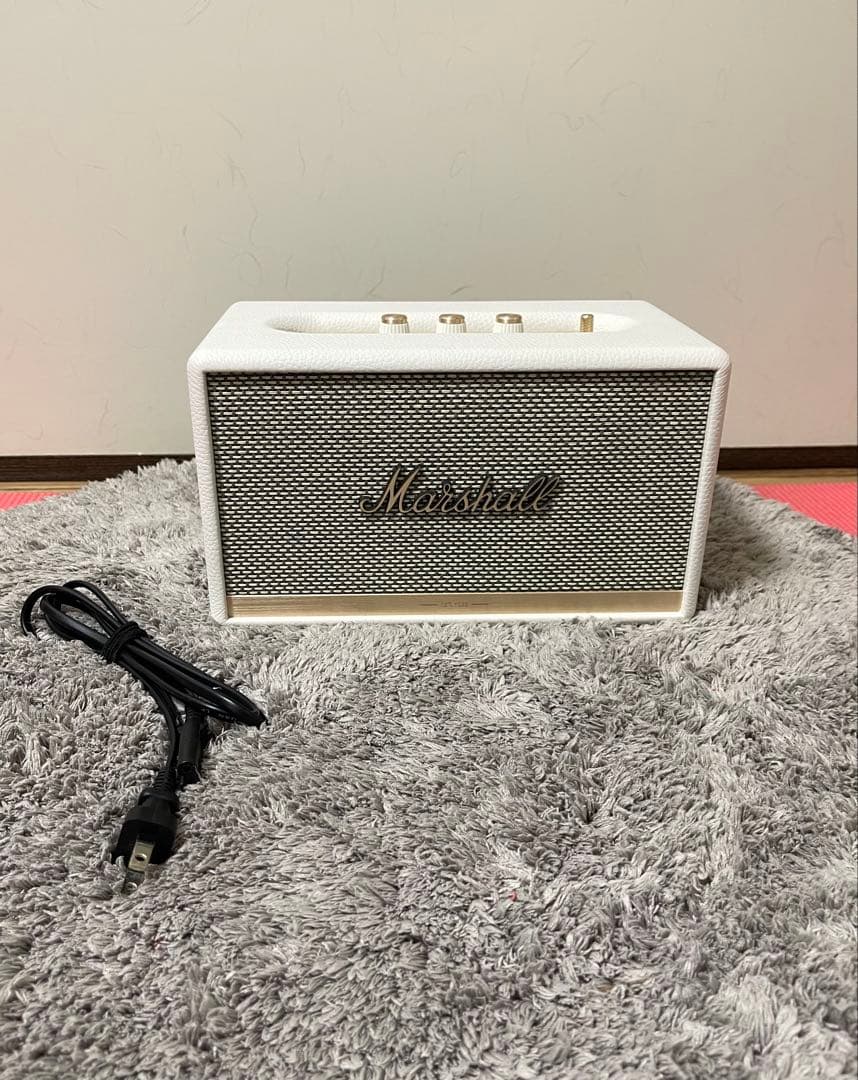Marshall ホワイト スピーカー ACTON II 【美品】