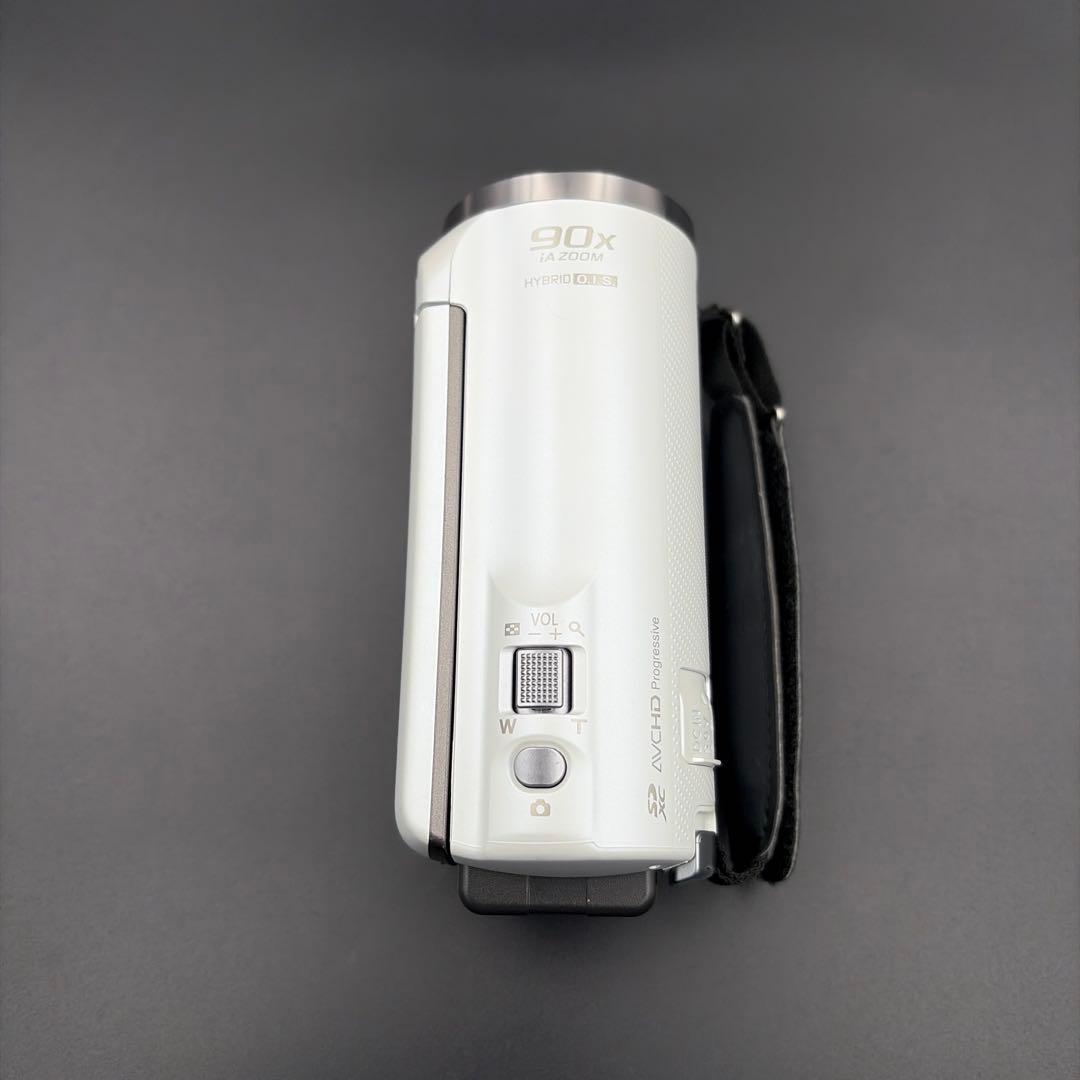 美品 Panasonic HC-V480MS ビデオカメラ ホワイト