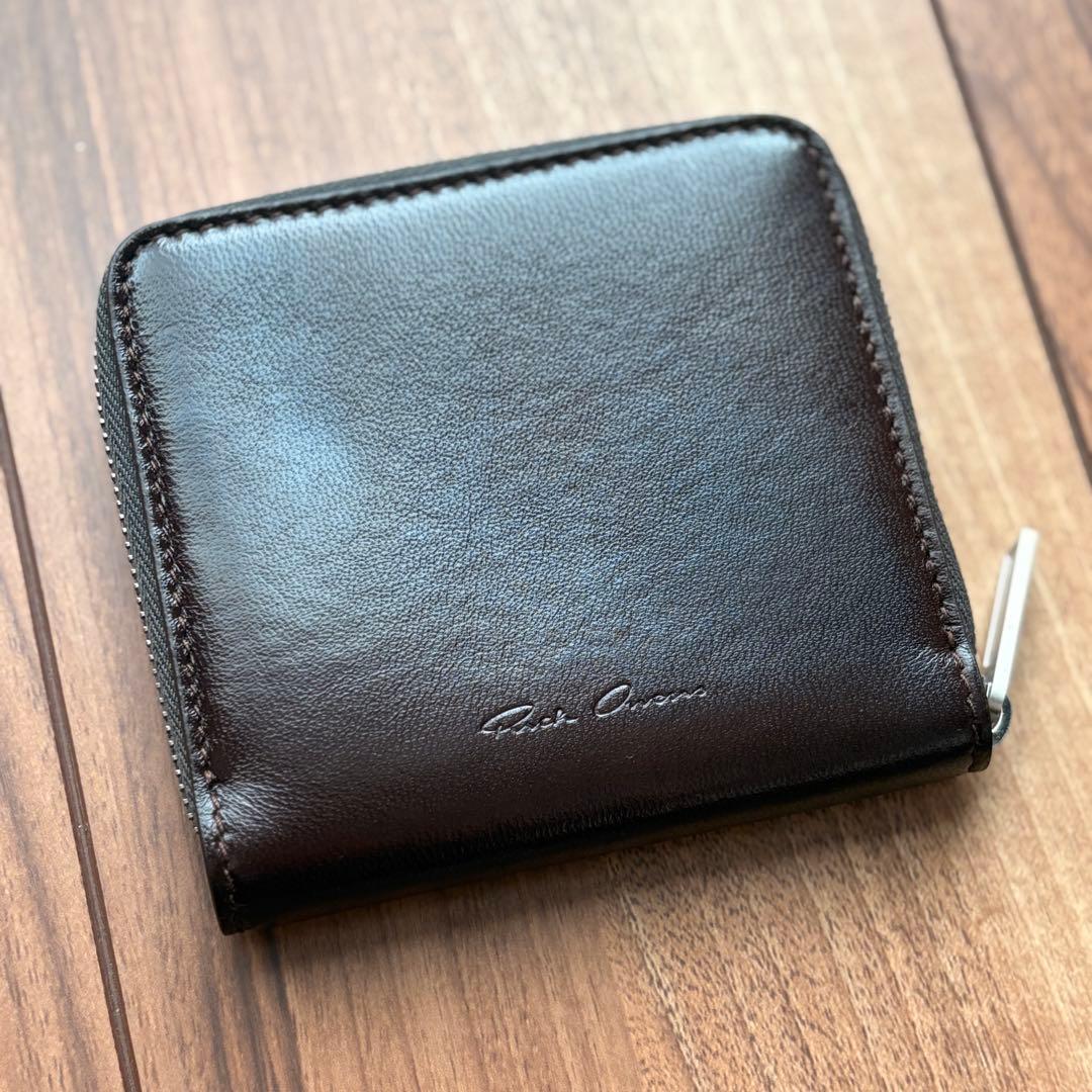 Rick Owens Zipped Wallet レザー ジップウォレット 新品