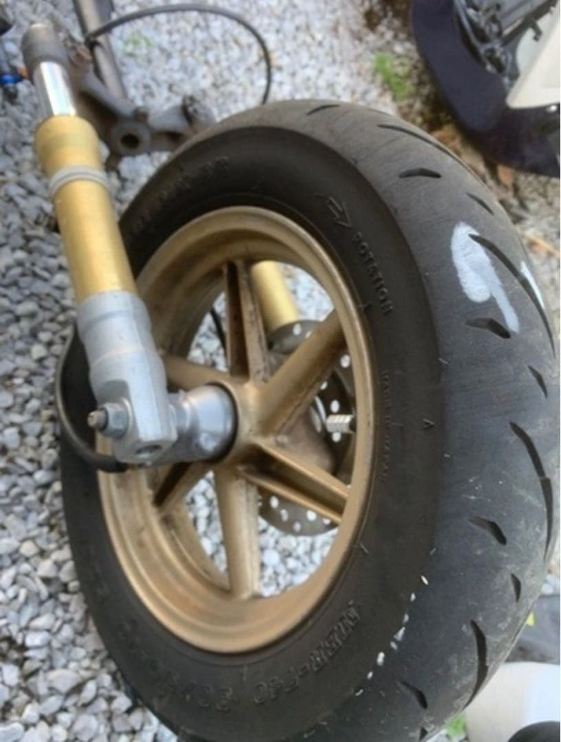 AF35 ライブディオZX フロントリア　足回り