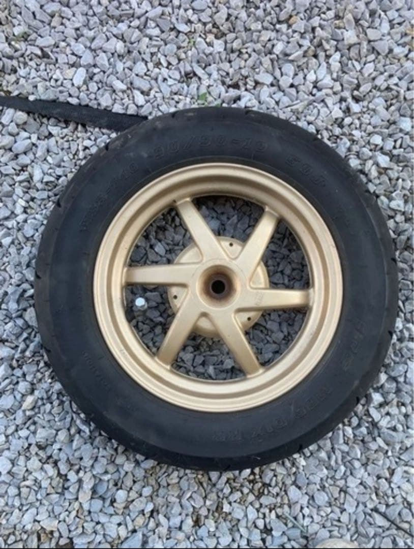 AF35 ライブディオZX フロントリア　足回り