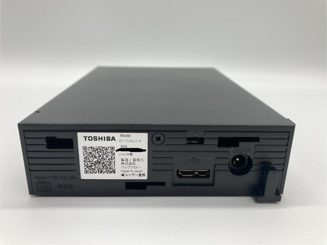 東芝 外付けHDD 6TB Canvio HD-TDA6U3-B