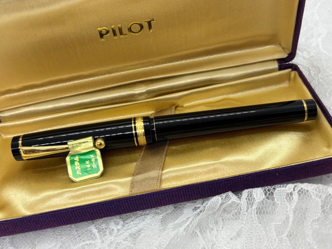 未使用PILOT カスタムF-JF 14K 万年筆　ビンテージ　オシャレ