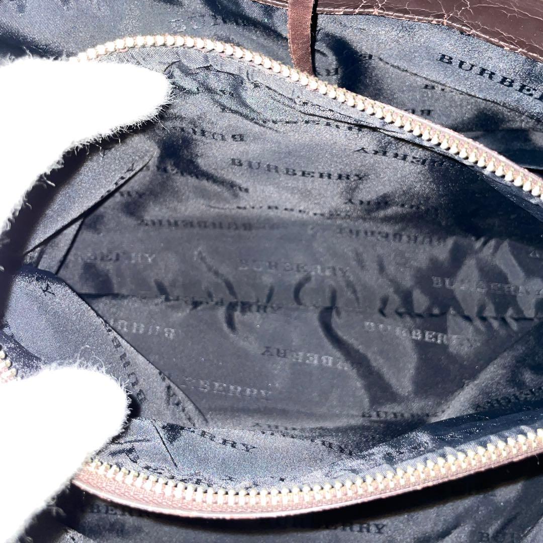 【良品】Burberry バーバリー　ミニボストン　トートバッグ　ノバチェック