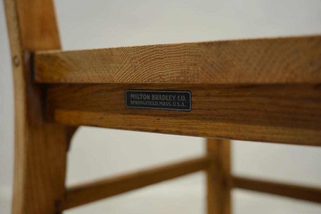 スクールチェア　MILTON BRADLEY CO. キッズチェア