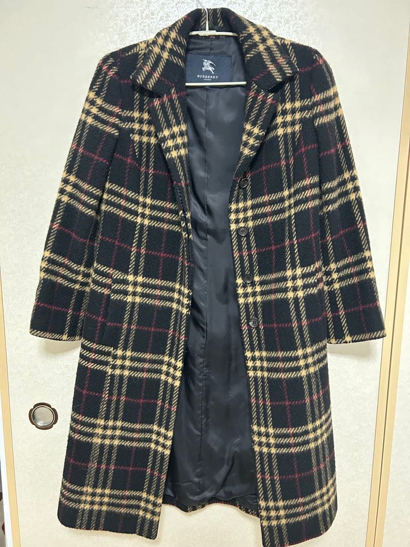 BURBERRY チェック柄 チェスターコート