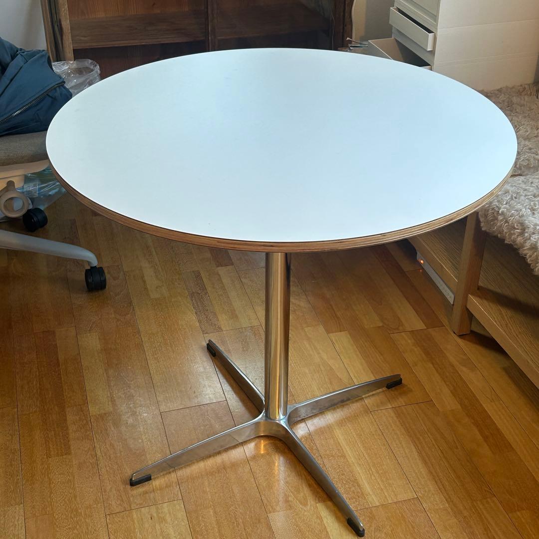 韓国風丸テーブル ラウンド 円形 直径80cm smoo ミッドセンチュリー