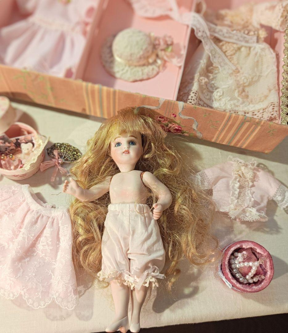 ま*ー様 ビスクドール　ミニョネット　プレゼンテーション　Handmade