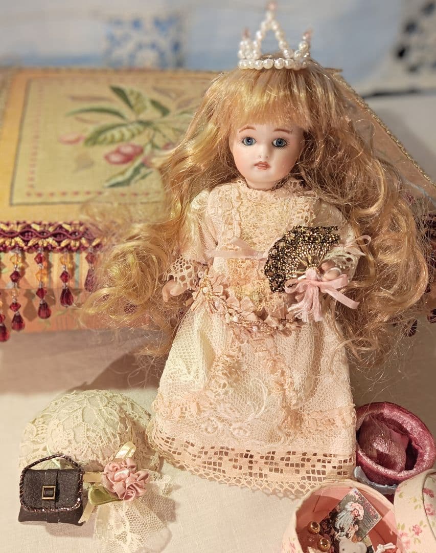 ま*ー様 ビスクドール　ミニョネット　プレゼンテーション　Handmade