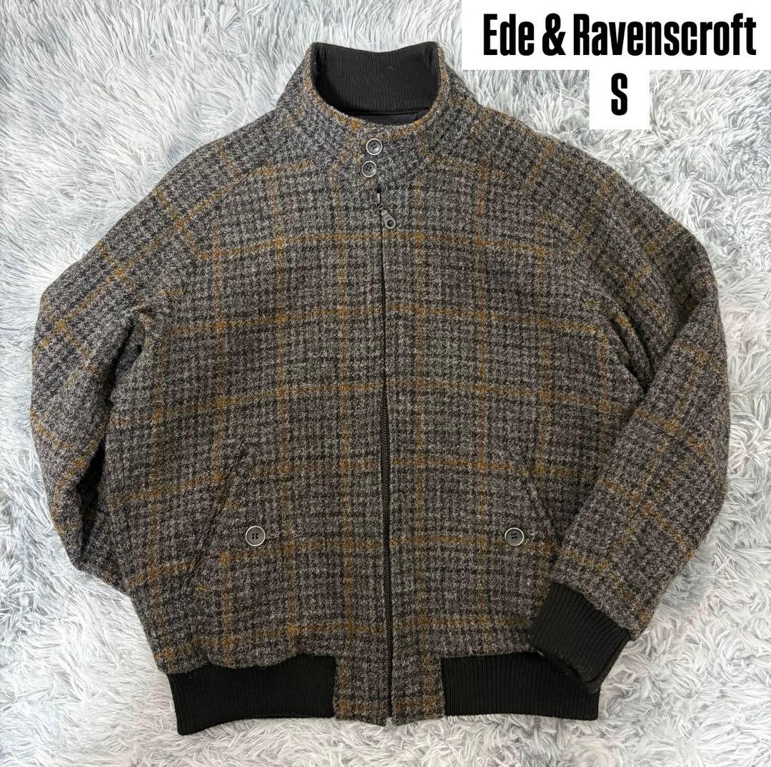 希少✨️ Ede & Ravenscroft ハリスツイード ブルゾン チェック柄