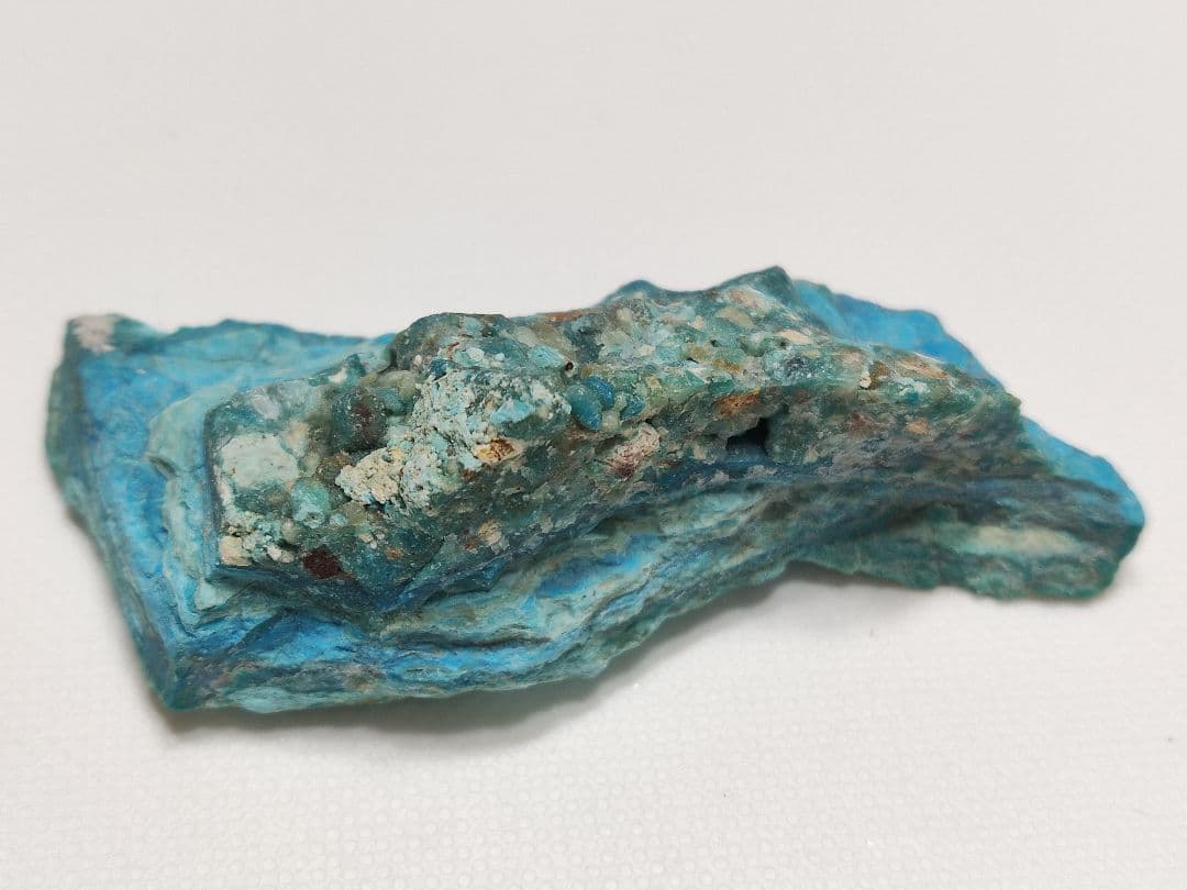 パワーストーン　天然石　ペルー産　ジェムシリカ　ブルーオパール　22g　N756