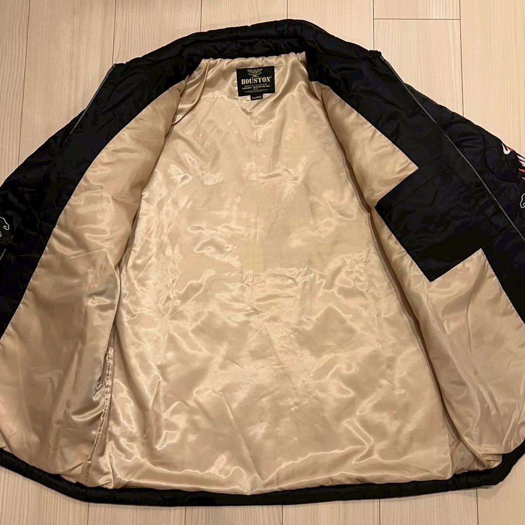 HOUSTON キルティング ベトジャン スーベニアジャケット 中綿 古着