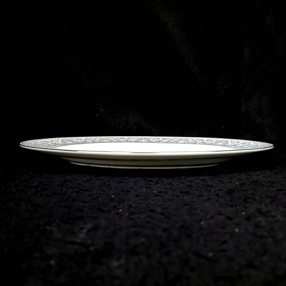 ●美品〇ウェッジウッド　ドルフィン　ホワイト　オーバルプレート 0