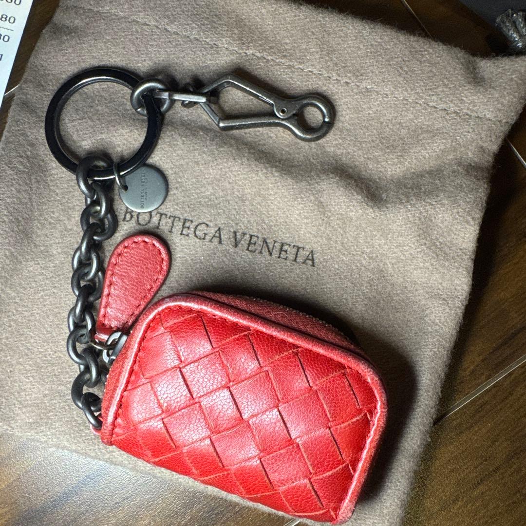 レア/日本正規品ボッテガヴェネタ キーリング キーホルダー 小銭入れ