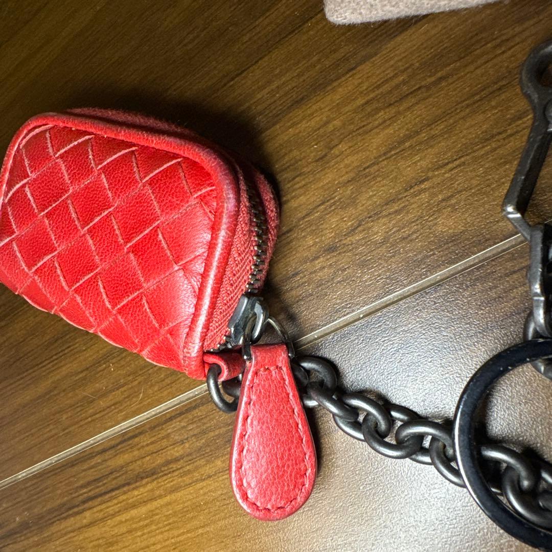 レア/日本正規品ボッテガヴェネタ キーリング キーホルダー 小銭入れ