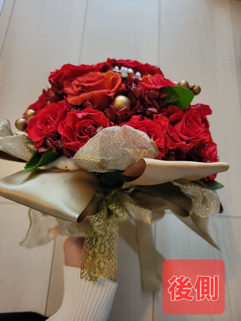 ブーケ＆ブートニア　美女と野獣 ミッキー ディズニー バラ プリザーブドフラワー