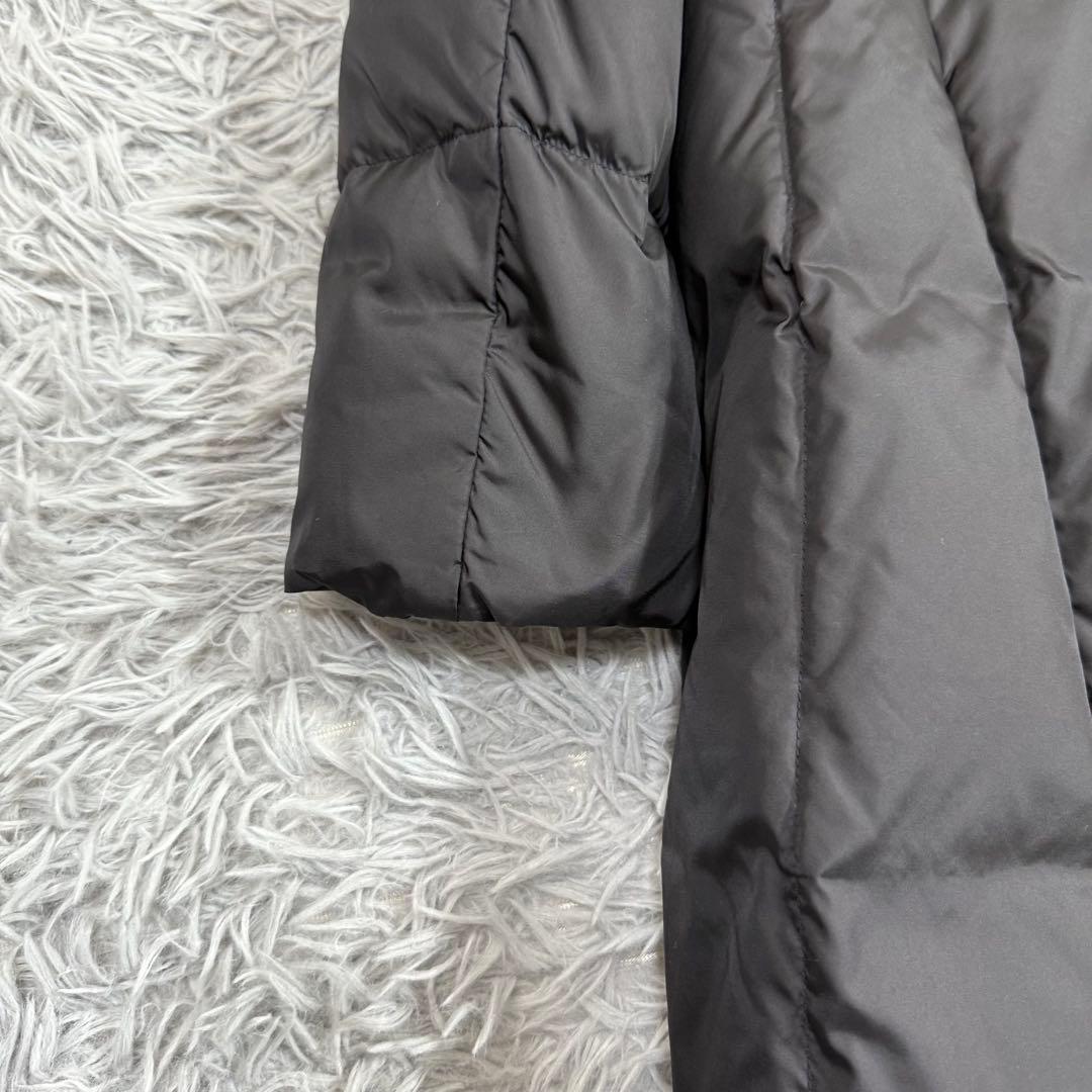 人気✨セオリー 8万 ダウンコート ビッグカラー 2way ブラック ゆったり