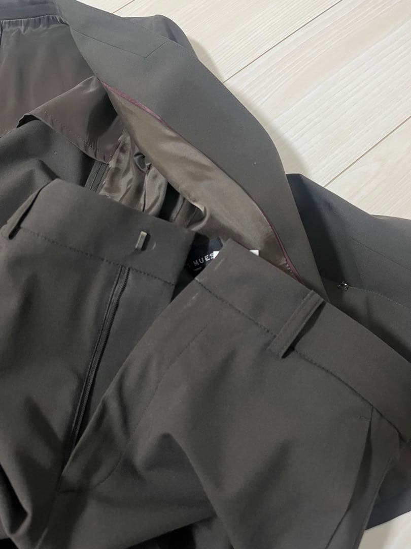 AOKI アオキ　レディース　スーツ　ノーカラー　クロップド　オフィカジ