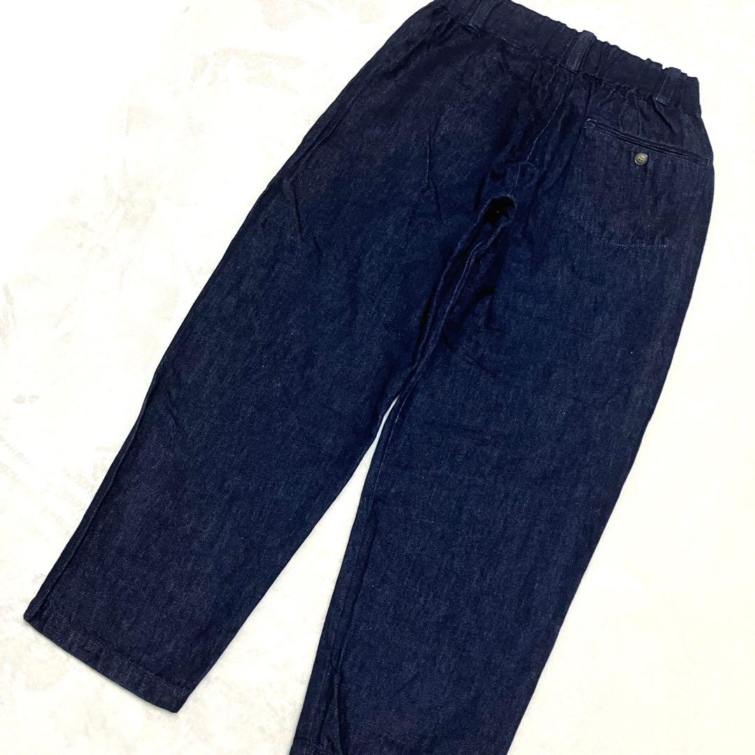 美品❣️ eternite de soi-e コットン リネンデニムパンツ 綿・麻