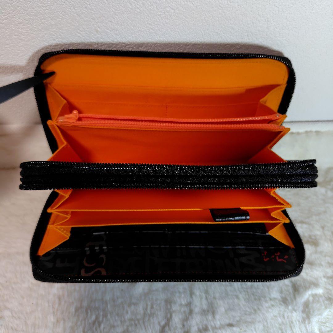 CASTELBAJAC 型押し クロコ 長財布 ダブルジップ オーガナイザー