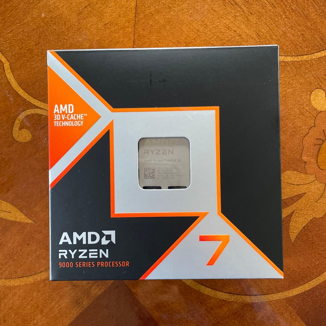 Ryzen 7 9800X3D AMD 動作品