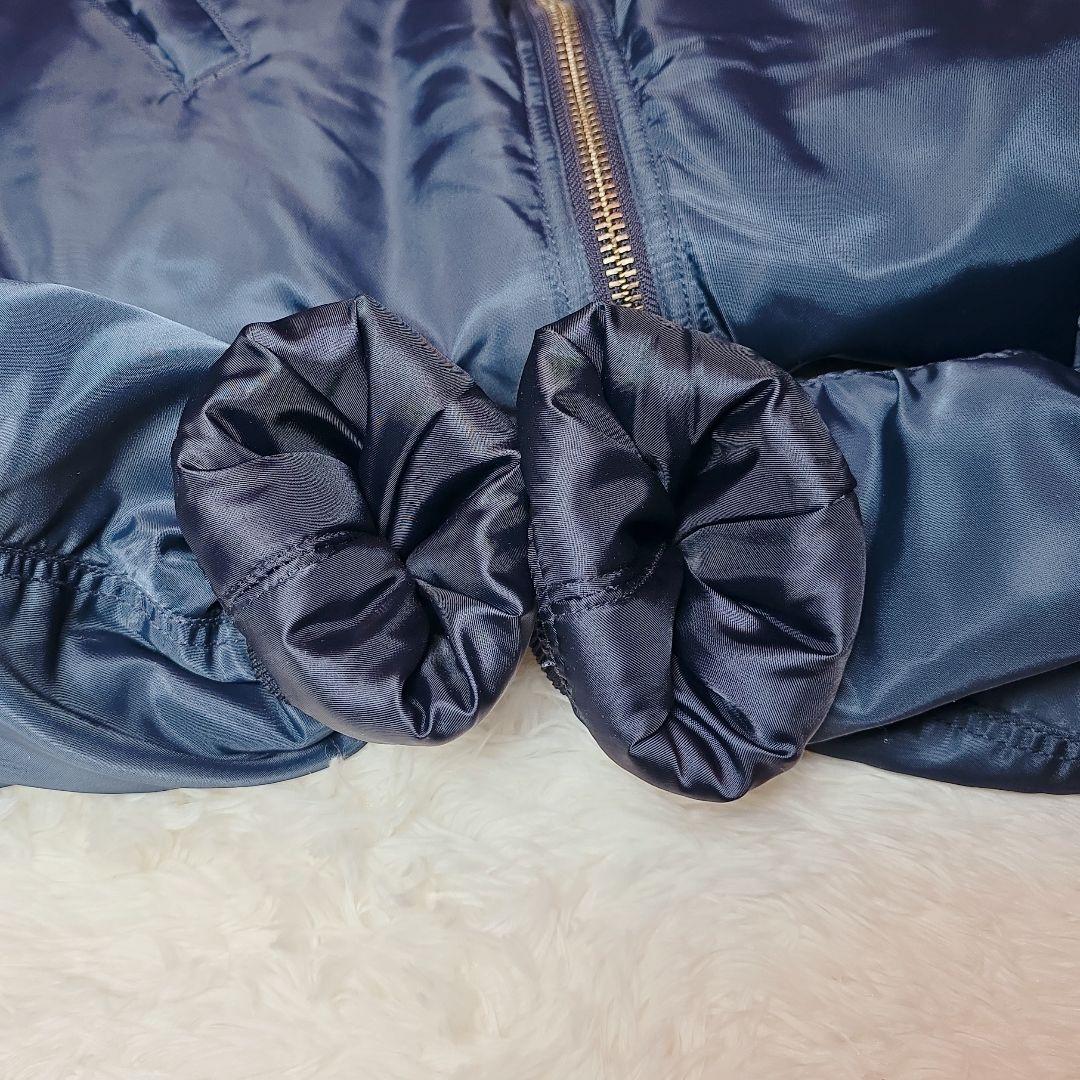 schott MA-1 ジャケット ネイビー 紺 復刻 M ショット