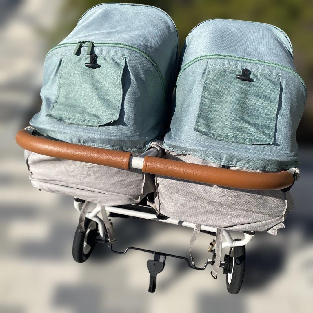 ☆一部訳あり　Air Buggyベビーカー2人乗りココダブルクローバー☆