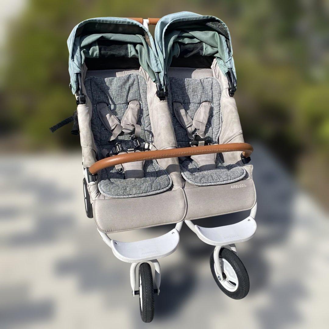 ☆一部訳あり　Air Buggyベビーカー2人乗りココダブルクローバー☆