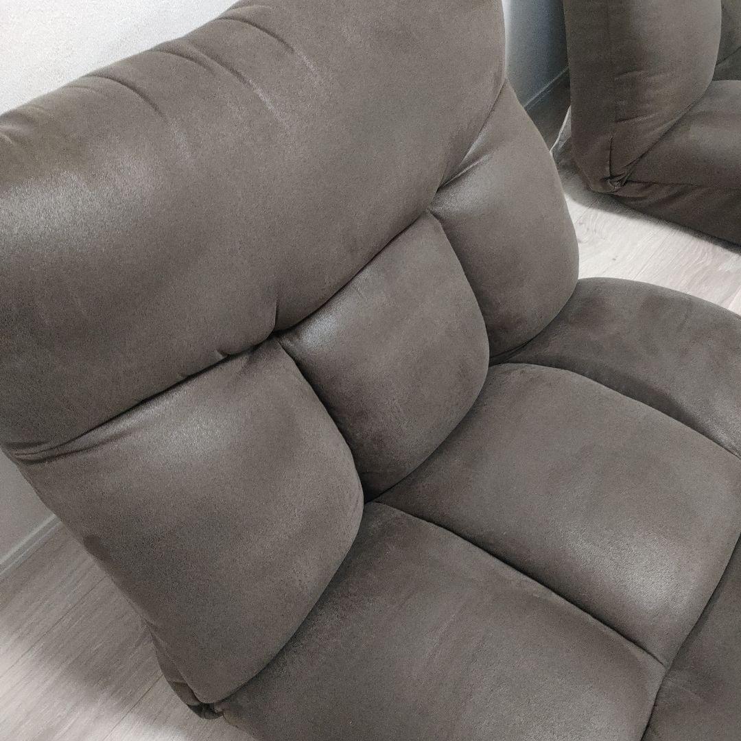 つながるワイドポケットコイル座椅子　/　オットマン　セット