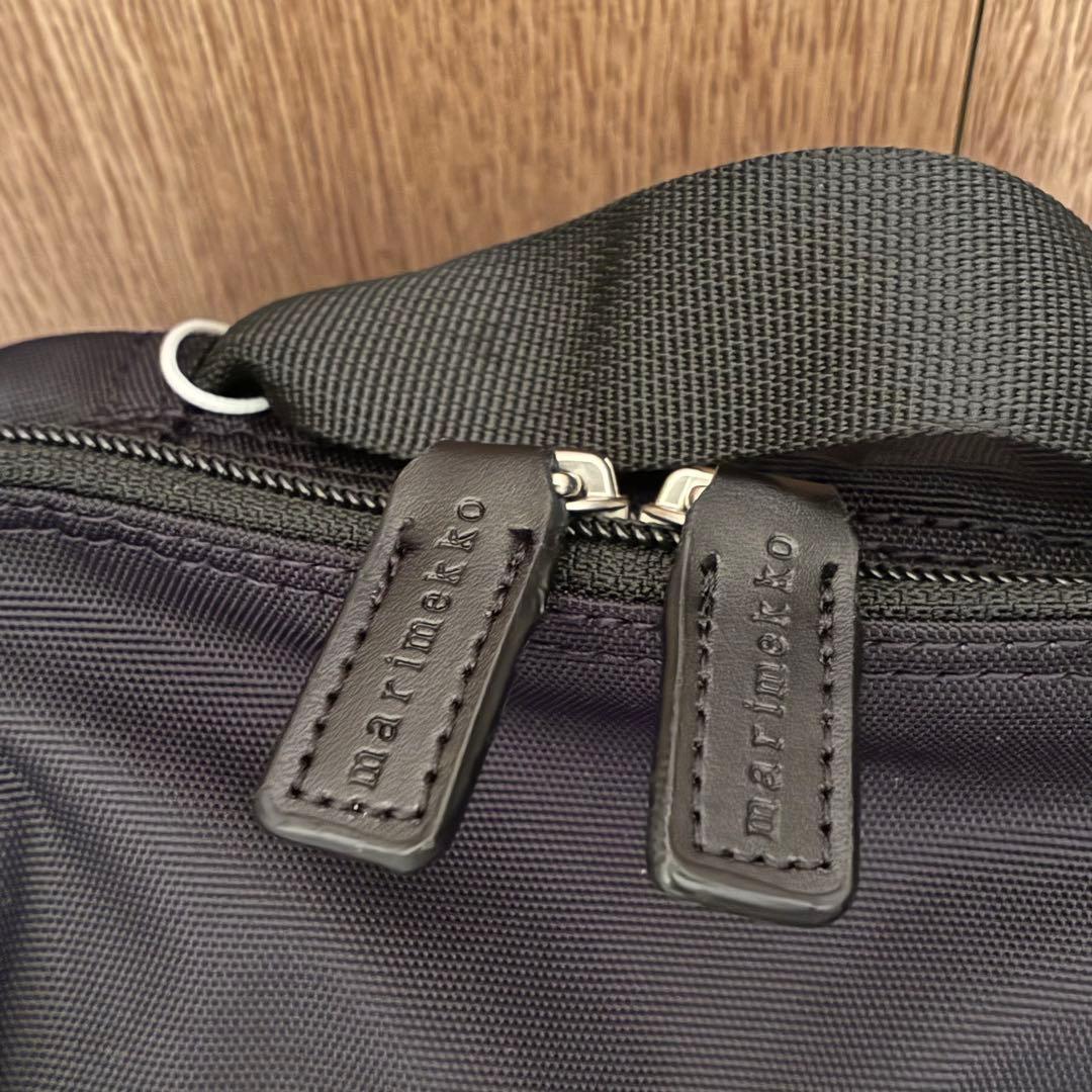 新品未使用 タグ付 ブラック marimekko マリメッコ リュック