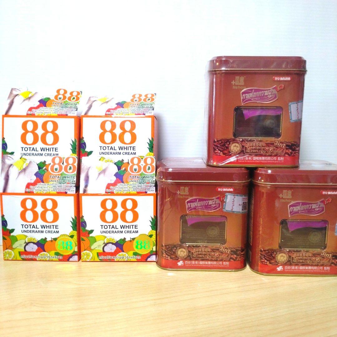 制汗・デオドラント 88 Total cream + lishou coffee