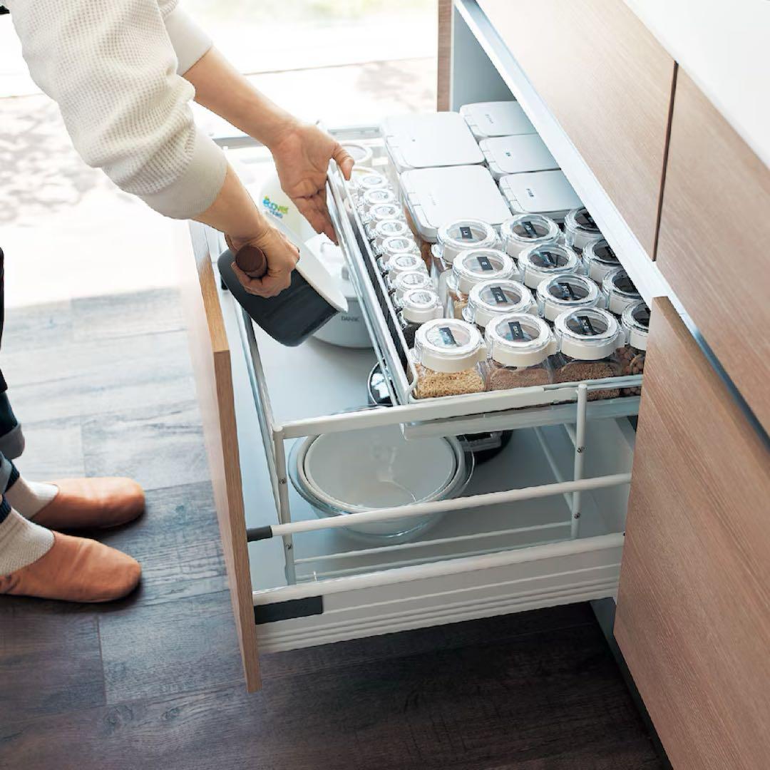 新品未使用 BELLEMAISON ベルメゾン キッチン引き出し用スライドラック