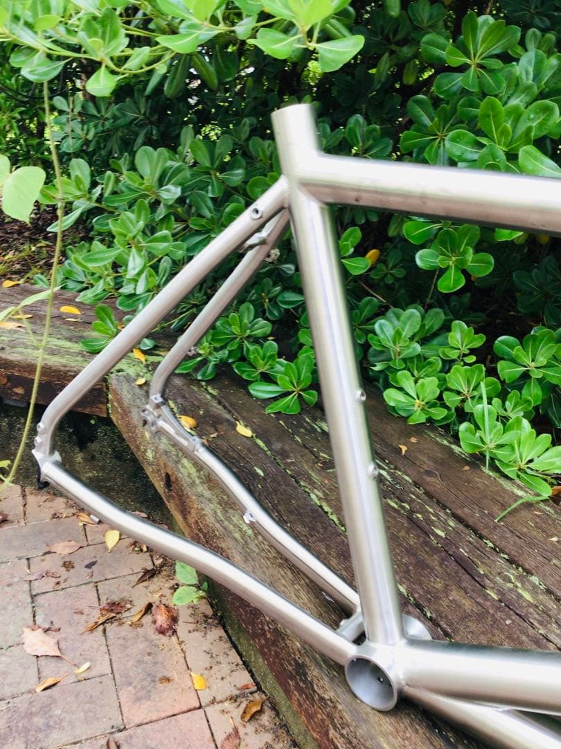 激レア・MORATI・チタニウム・元祖タンデム自転車 分割フレームセット 未組立