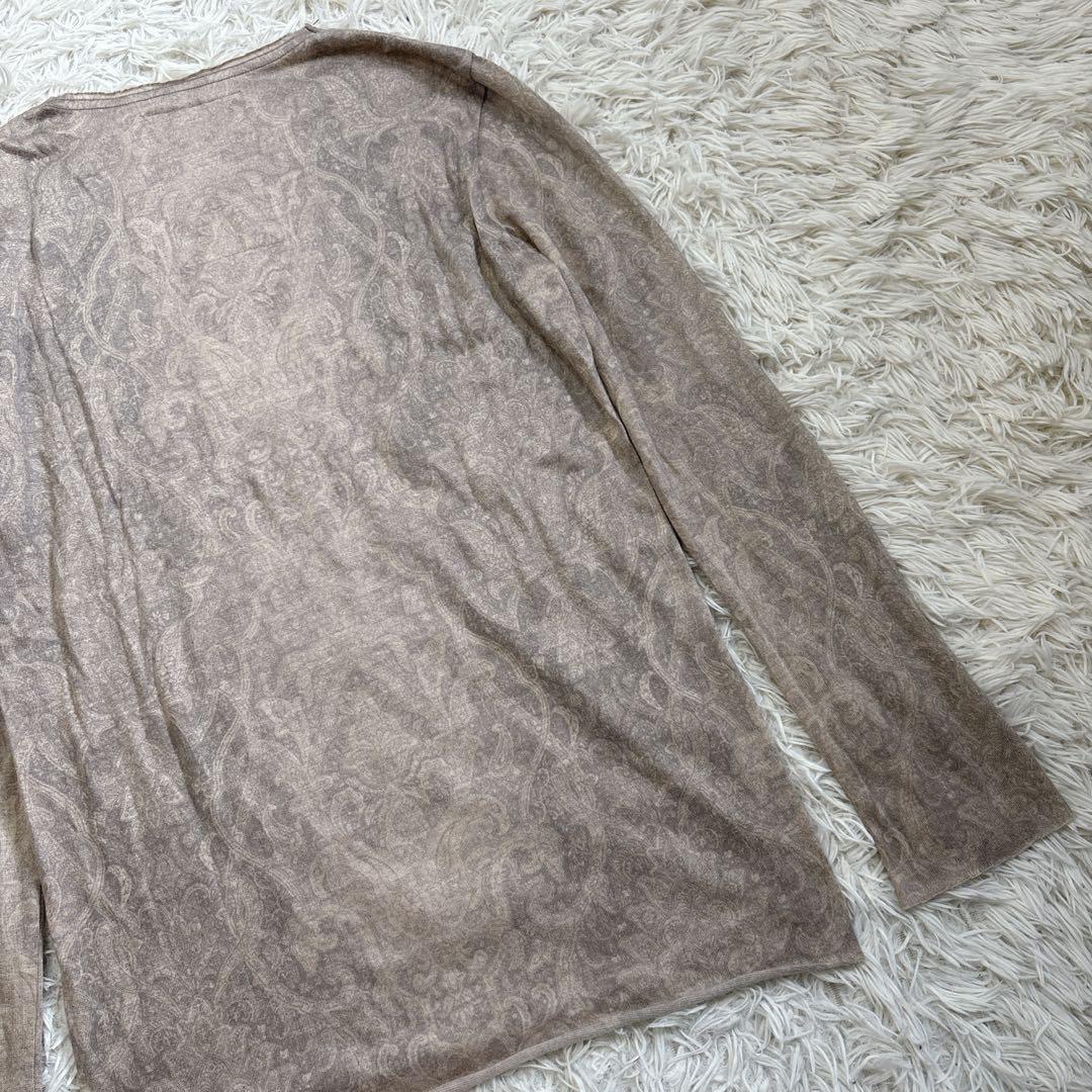 goa 00s y2k archive ロンt 長袖 ペイズリー柄