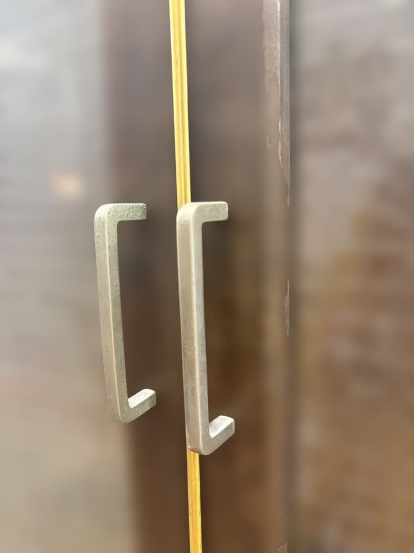 水屋　キャビネット　木製　アンティーク　古道具