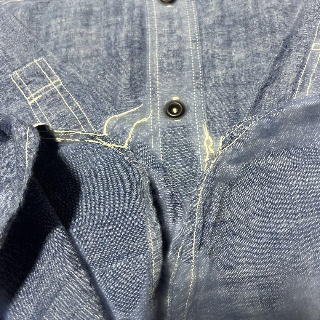 O*0様 UNIONSPECIALOVERALLS シャンブレー　シャツ