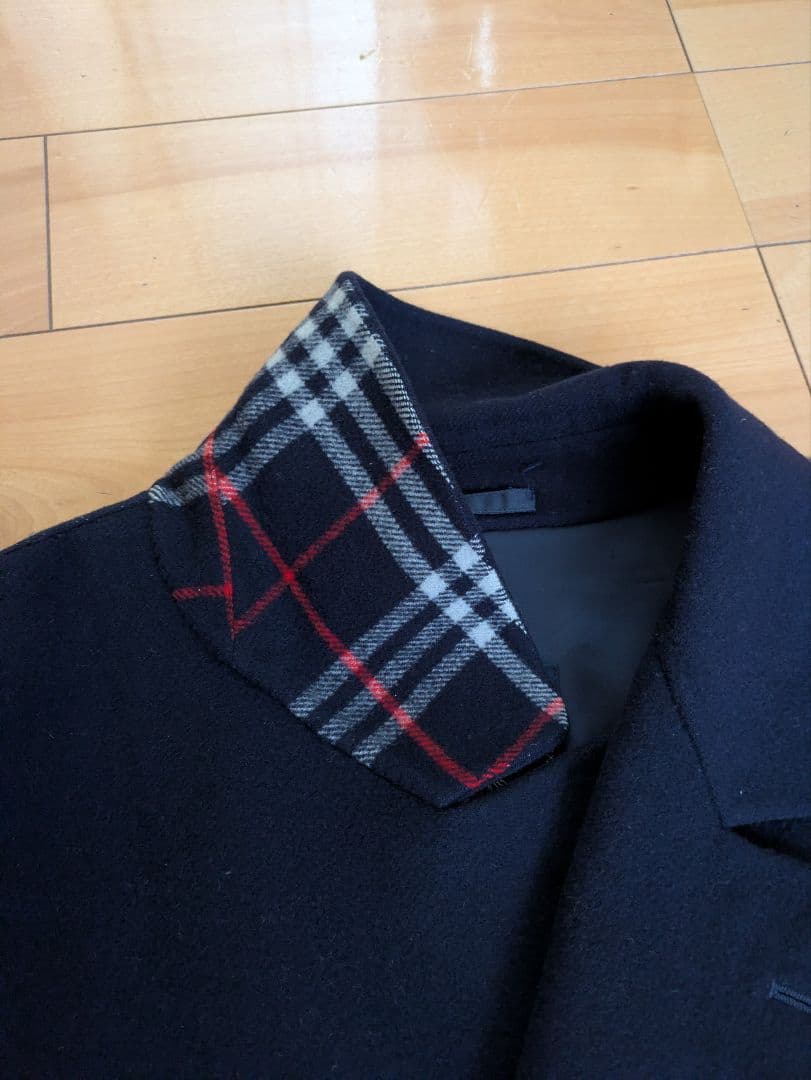 Burberry チェスターコート ネイビー　L
