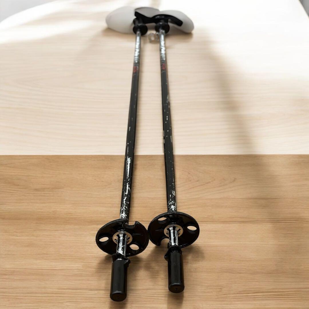 【良品】HEAD MOJO SPAWN 3 キッズ 137cmスキー板 ストック