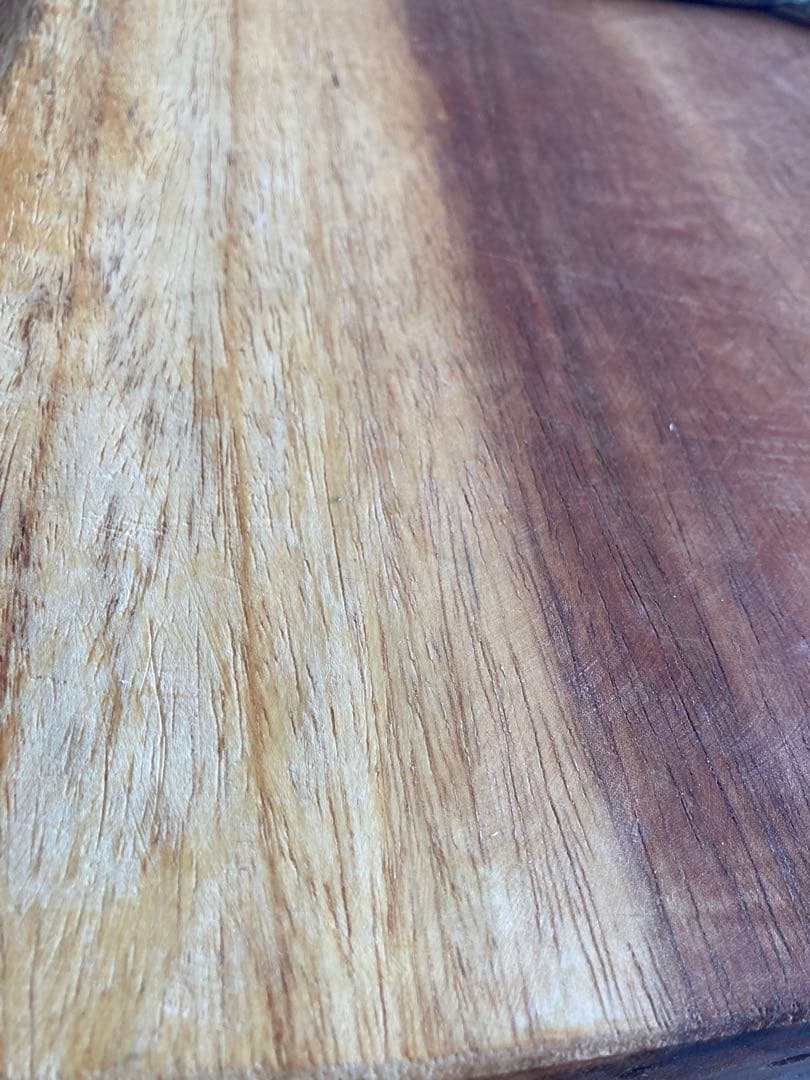 送料込○太いラインが美しいモンキーポッド貴重な一枚板テーブル天板