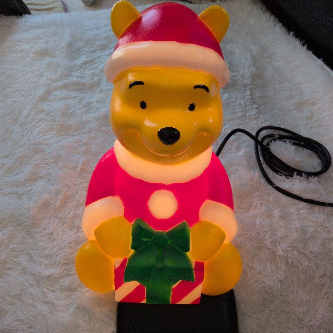 レトロ　くまのプーさん　クリスマスライト