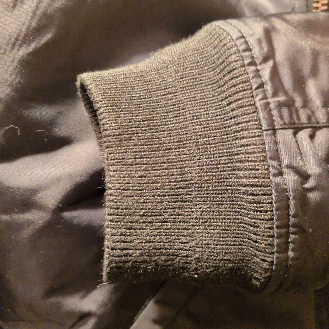 【美品】Schott NYC MA-1 フライトジャケット ブラック オレンジ