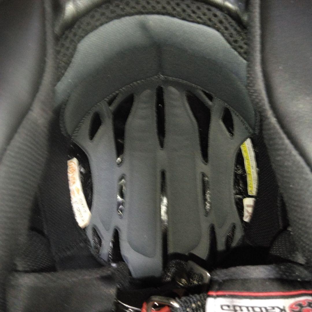 Kabuto フルフェイスヘルメット ホワイト/レッド