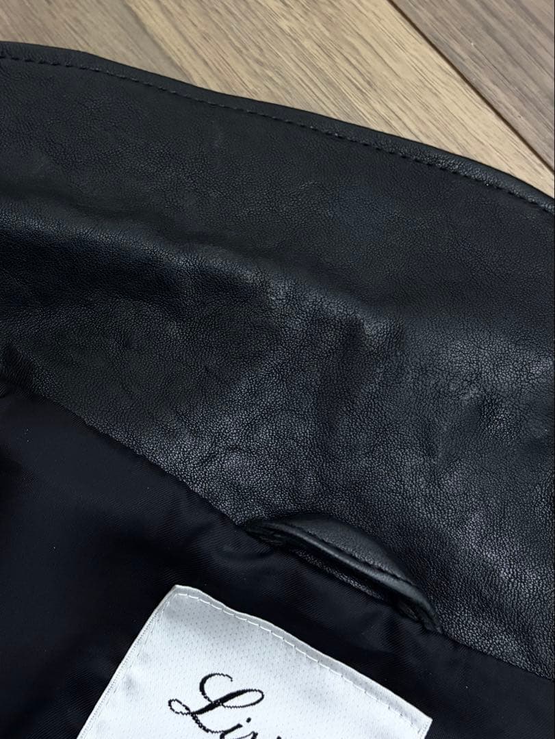 アパルトモンLisiereリジエール　ライダースジャケット 34 ブラック